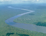 アマゾン上空からの写真
