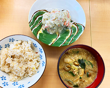 里芋のカニあんかけ