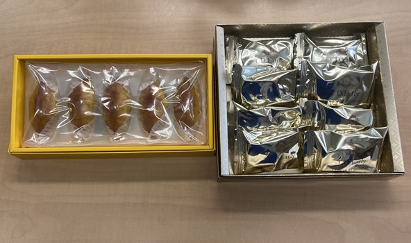 「ショコラブラウニー」と「スイートポテト」